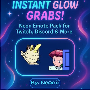 Funny Famous Anime Trio 2 Emote Packs, Anime Emotes/ Streamer/ Gamer/ Emote for Streaming - Twitch, Discord, YouTube