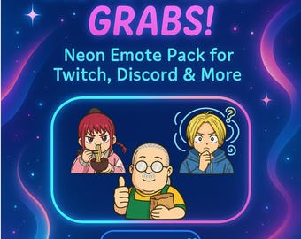 Chibi Hitman Emotes for Twitch/Discord: Action Comedy Gamer Pack (Instant Download)