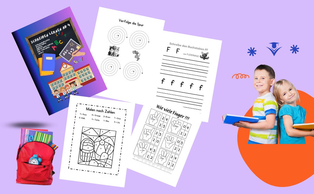 Learn Letters + Numbers | My First Preschool Book Letters + Numbers ...