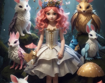 Mundo encantado: un libro para colorear de cuento de hadas. Criaturas mágicas de cuento de hadas para colorear en 50 fantásticas páginas para colorear