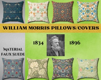 William Morris Pillow Covers, Throw Pillow Cover, Vintage pillows, Decorative Pillows, Couch Pillows, Botanical Pillow Cases, Cushion Cover