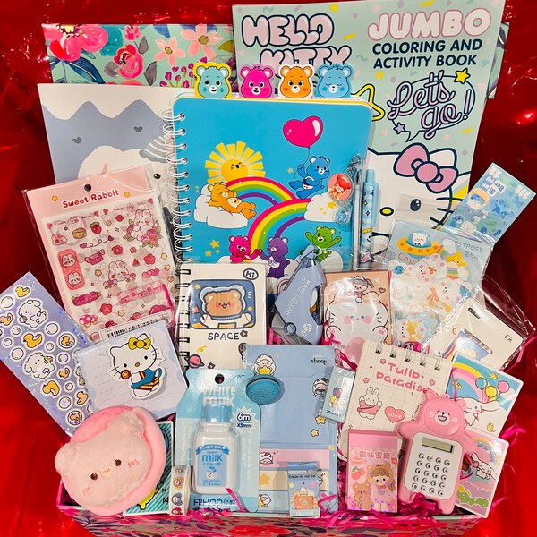 Kawaii Stationery Mystery Box Etsy