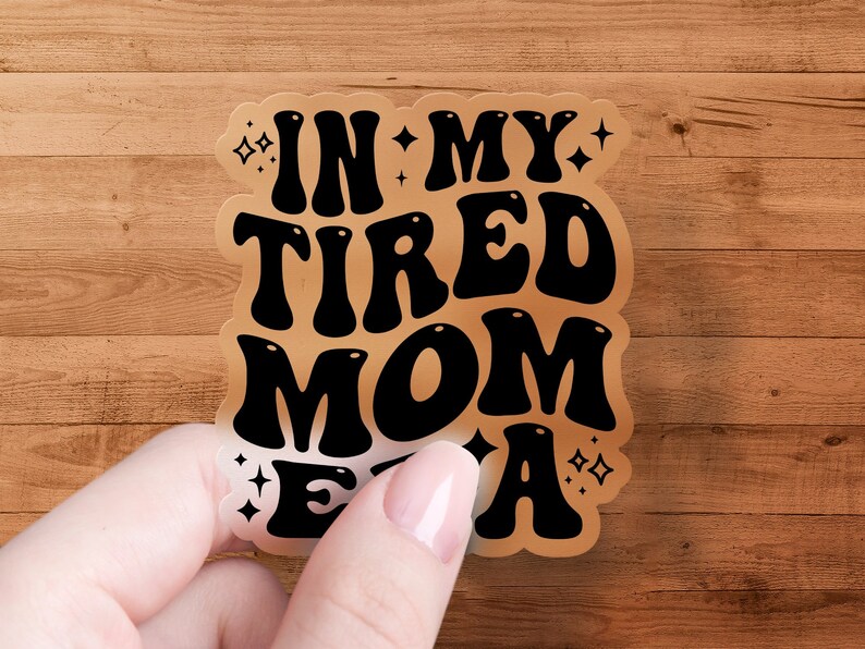 En mi era de mamá cansada svg, mamá cansada png, madre agotada svg, camisa de mamá cansada svg, regalo de mamá cansada divertida digital imagen 4