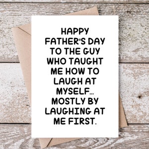 Divertente biglietto stampabile per la festa del papà, download digitale istantaneo, biglietto 5x7 per papà, umorismo per la festa del papà, biglietto fai da te, regalo per la festa del papà