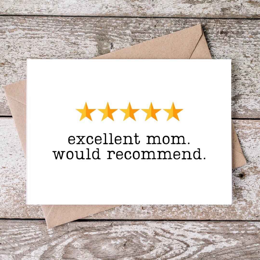 Printable Mother's Day Card, Funny 5x7 Digital Mothers Day Card ...