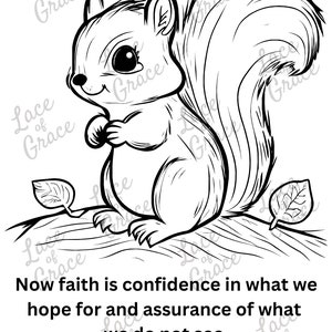 Bible Coloring Page - Hebrews 11:1