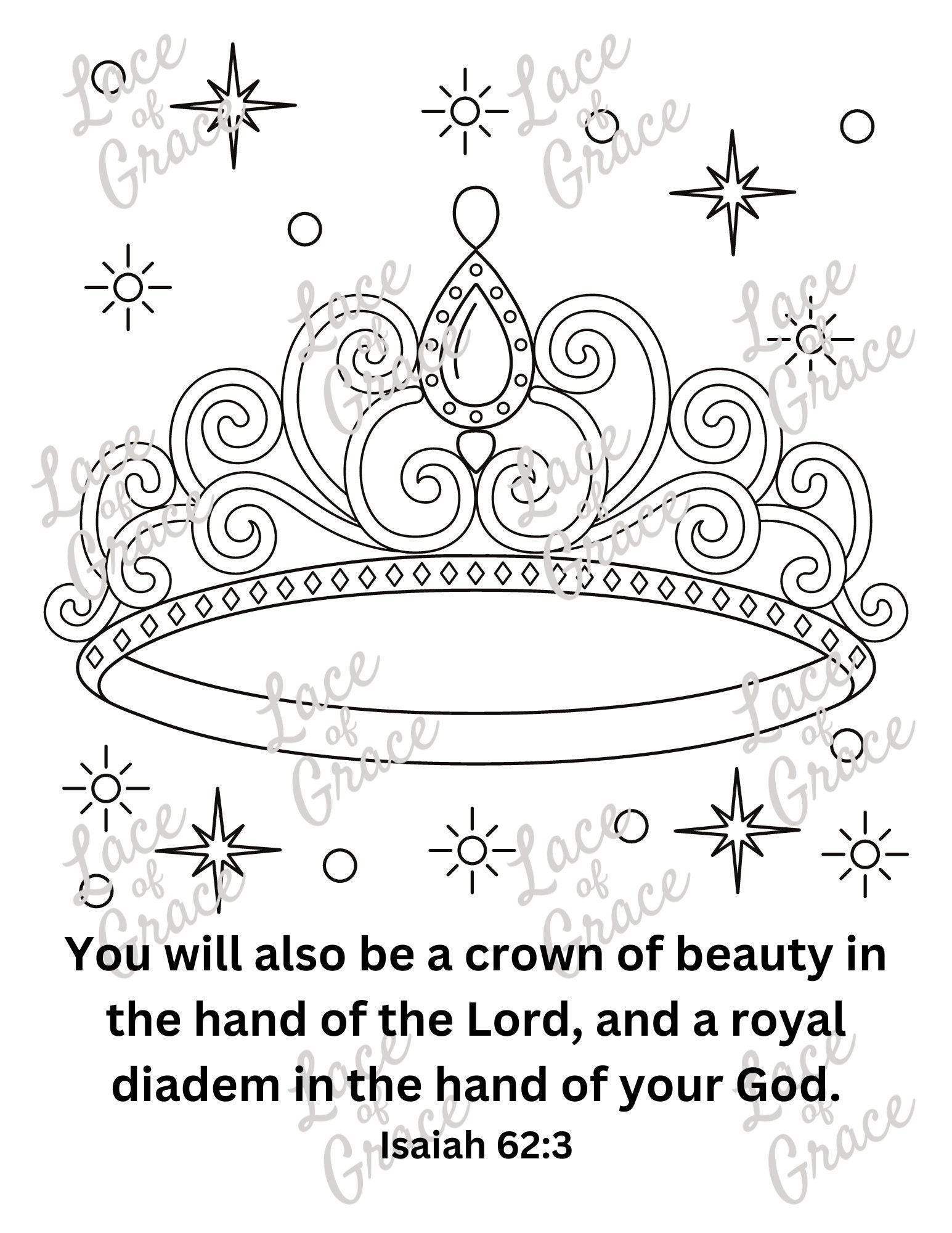 Bundle #1: 5 Bible Coloring Pages - Etsy