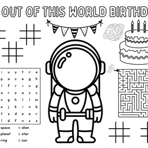 Space Coloring Placement for Birthday Party