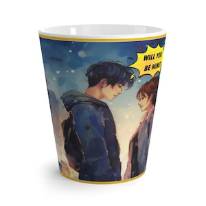 BE MINE Drama coreano Café/Café Latte/Té/Taza de chocolate caliente, KPOP, KDrama, Taza/taza romántica. 12 onzas.