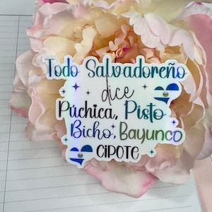 Salvadorianischer Aufkleber, Aufkleber Vinyl, El Salvador Aufkleber, Geschenkaufkleber