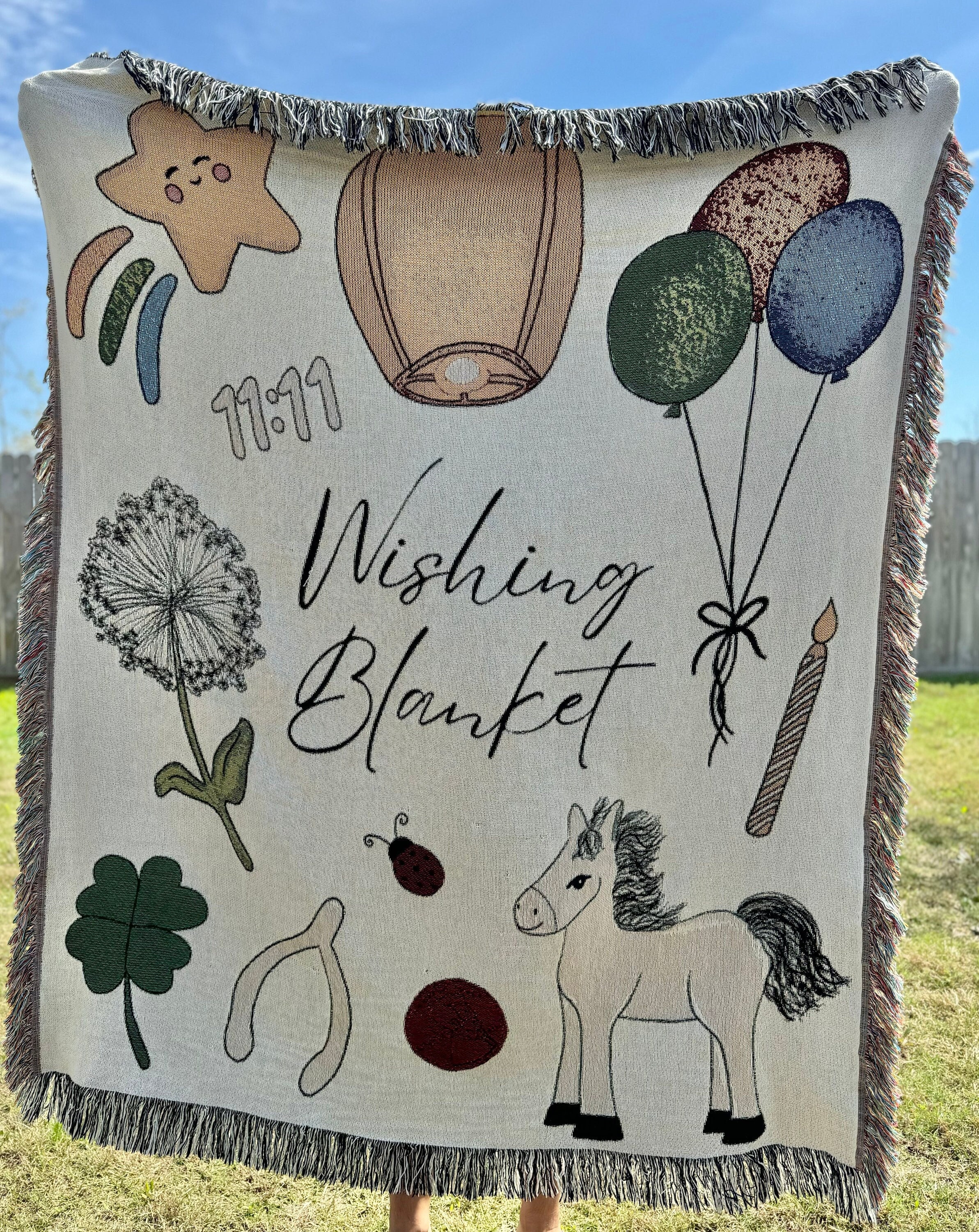 Magical Blanket of Wishing Wonders . Wish Upon a Blanket . Cozy 