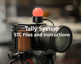 Wireless Tally - STL Dateien und Anleitungen, kompatibel mit ATEM, OBS, Vmix, Carbonite und vielen mehr