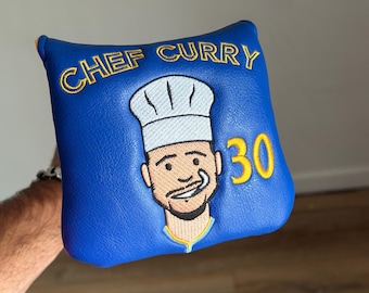 Chef Curry Putter Headcover | Warriors Basketball Golf Club Cover #30