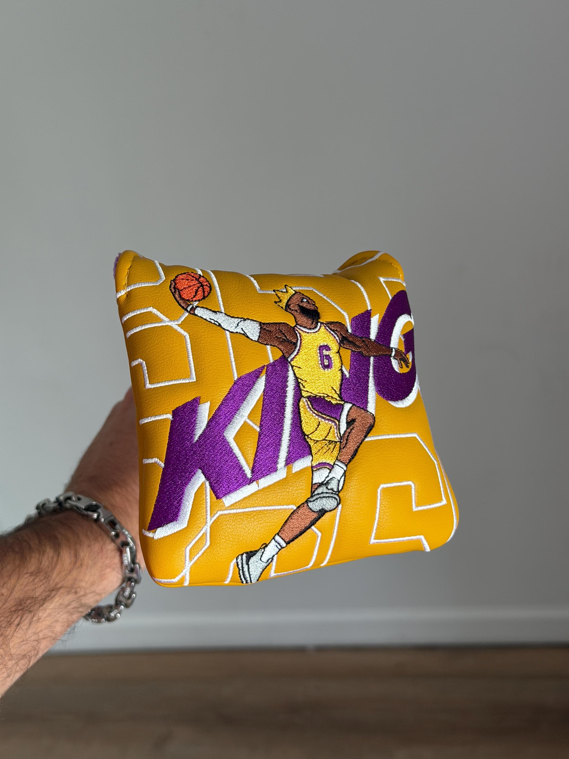 Lebron King James Putter Headcover | Lakers Basketball Golf Gift