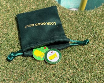 2026 Masters Inspired Coin With Magnetic Golf Ball Marker