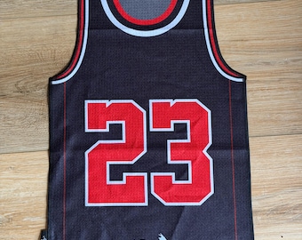 Michael Jordan 23 Golf Towel with Clip, Basketball Jersey Design
