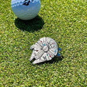 Millennium Falcon Golf Ball Marker: Star Wars Inspired Golf Gift