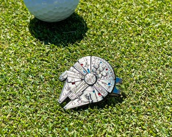 Millennium Falcon Golf Ball Marker: Star Wars Inspired Golf Gift