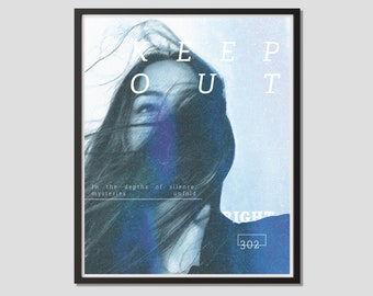 Fashion Magazine Poster: Modern Home Decor Wall Art