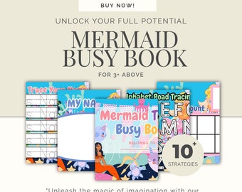 Mermaid Themed Activity Books for Kids