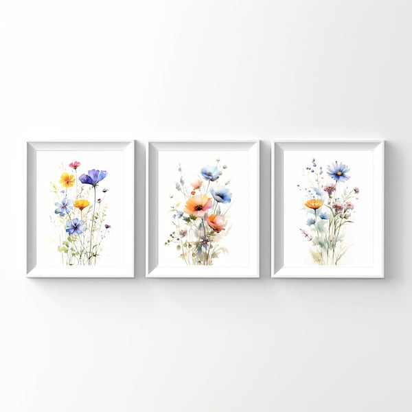 Triptych Wall Art Printable Etsy