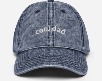 Fathers Day Hat- Cool Dad Vintage wash