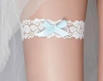 Wedding Garter - Something Blue