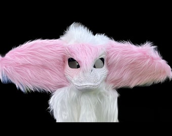QUINTLEY: Handmade Furry Dinosaur Masks With Roar Sound