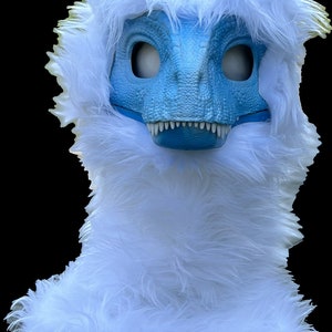 YETI: Handmade Furry Dinosaur Masks With Roar Sound