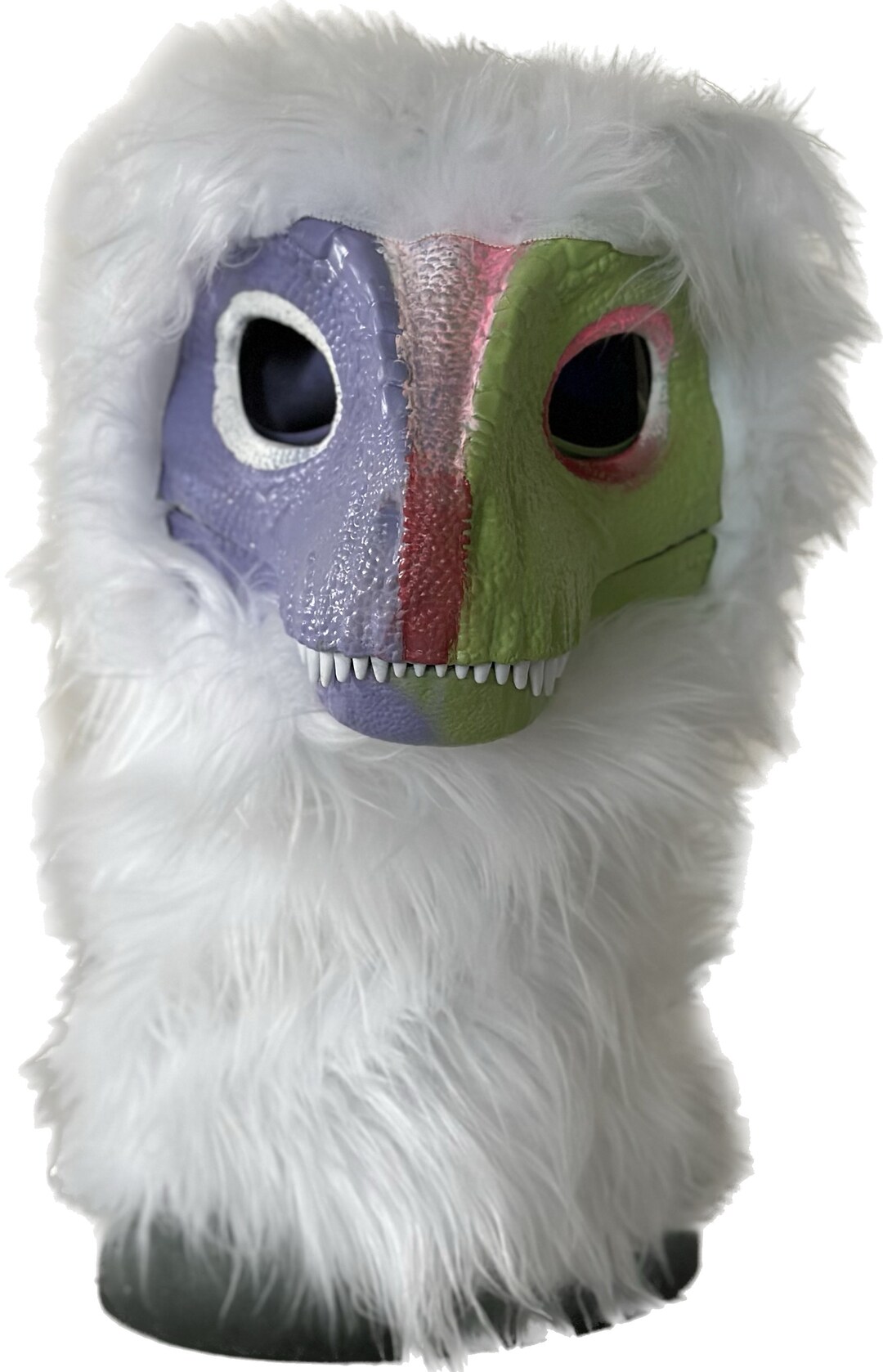 LILAC Handmade Dinosaur Furry Masks With Roar Sound Etsy