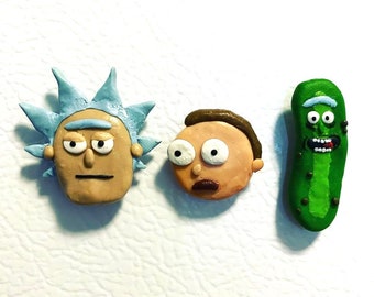 Zestaw magnesów Rick i Morty