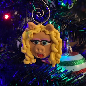 Miss Piggy Christmas Ornament