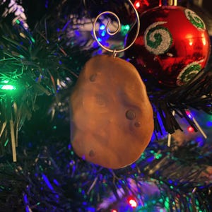 Kartoffel-Weihnachtsanhänger