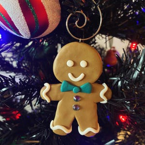 Gingerbread Man Christmas Ornament