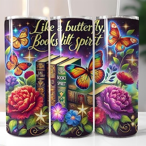 Seamless Book Lover Tumbler Wrap, Old Books PNG, Tumbler Wrap For Reader, Library Gifts 20oz Tumbler Sublimation Design, Tumbler PNG File