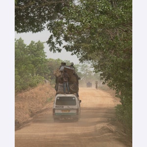 Togo, Togo Roads, Traditional public transport in Togo, Classic Matte Paper Poster