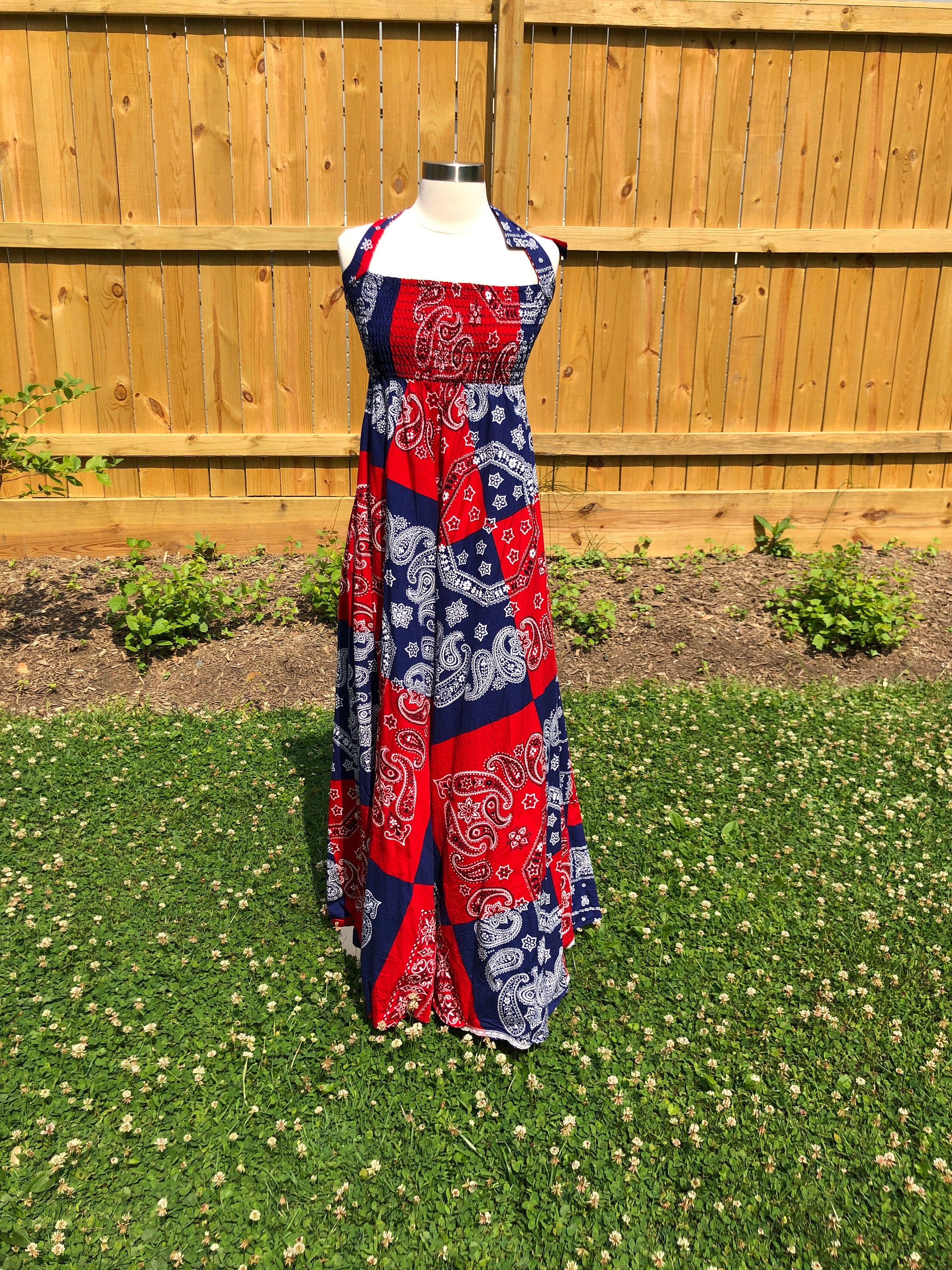 Bandana maxi dress 2025