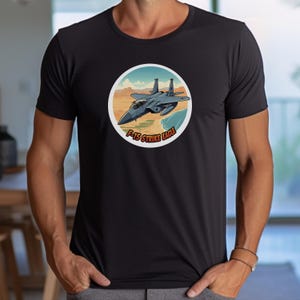 F-15 Strike Eagle T-Shirt | USAF Jet Tee | Fighter Pilot Shirt | Military Aviation Gift | Air Force Graphic Tee