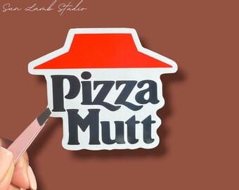Pizza Mutt Sticker
