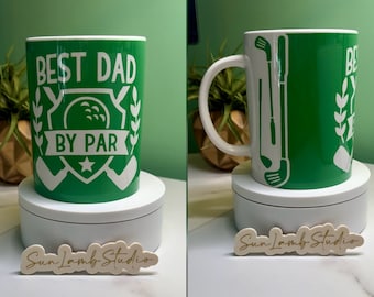 Dad By Par Golf Mug – Funny Father's Day Gift, 15oz
