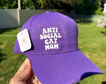 Anti Social Cat Mom Hat