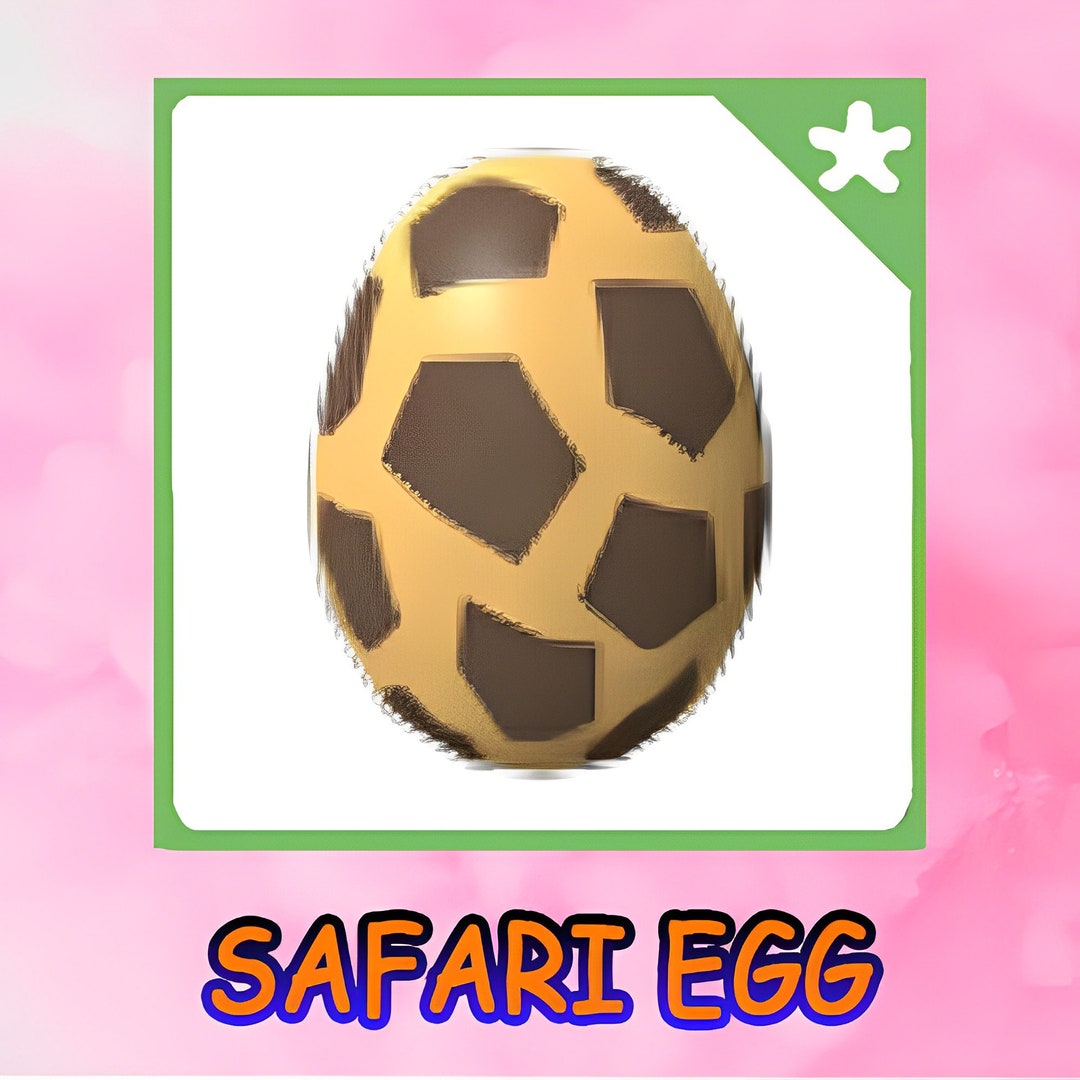 Safari Egg Adopt Me Etsy