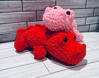 Crocheted Alligator Plushie - Embrace the Reptile Cuteness
