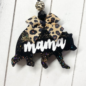 Car Freshie Mama Bear Freshie Mama Cute Car Accessories Leopard Print Gift for Mom Freshie Mama Cheetah Print Mama Bear Mothers Day Gift