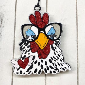 Chicken Lover Gift for Her Chicken Freshie Cute Chicken Car Accessories Chicken Lover Cute Car Freshie New Car Gift Chicken Car Freshener