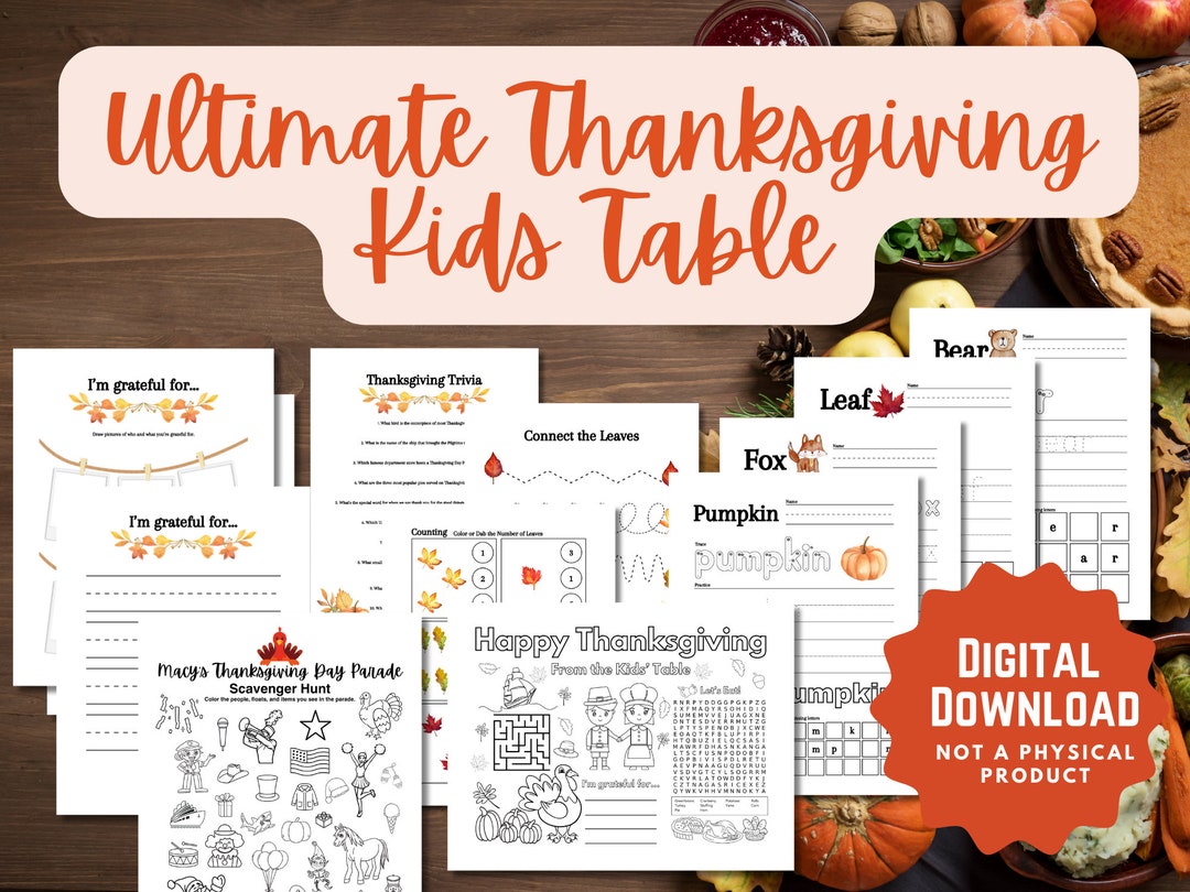 Tissue paper thanksgiving