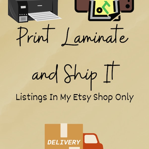 Print Laminate and Ship