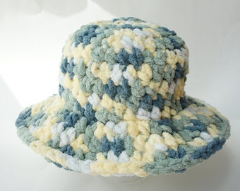 Handmade Crochet Chunky Bucket Hat