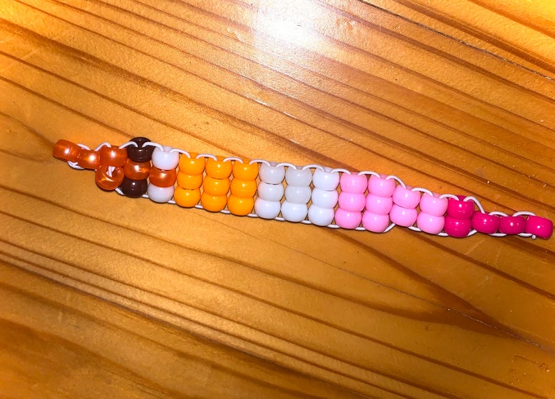 Lesbian Pride Kandi Worm on A String Etsy