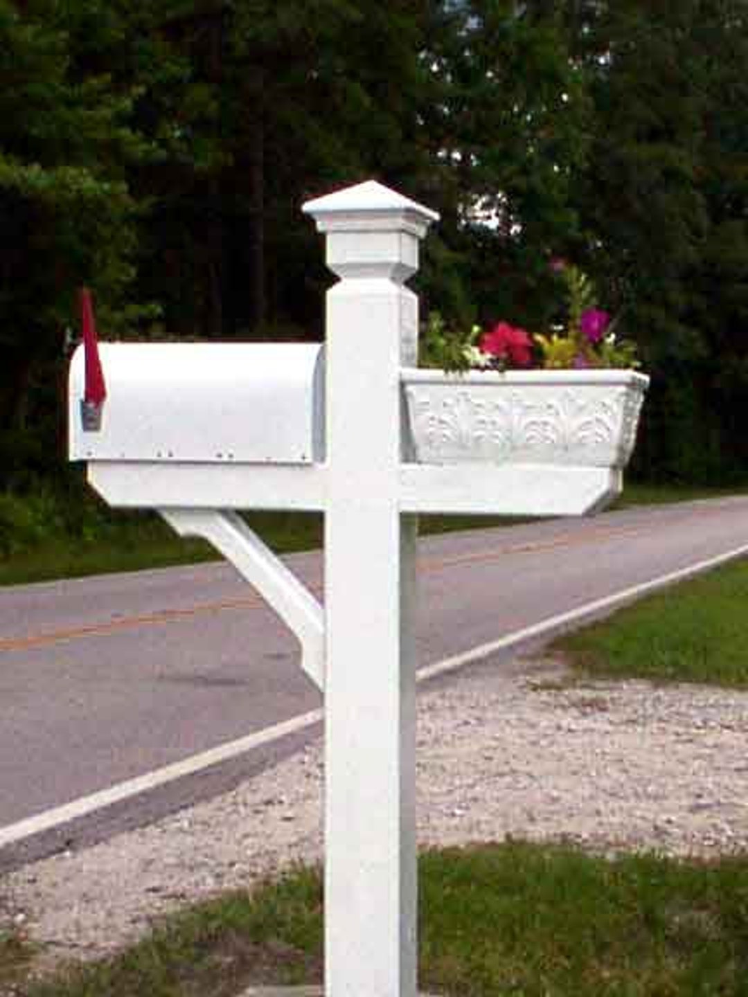 Mailbox Post and Planter Plans Etsy